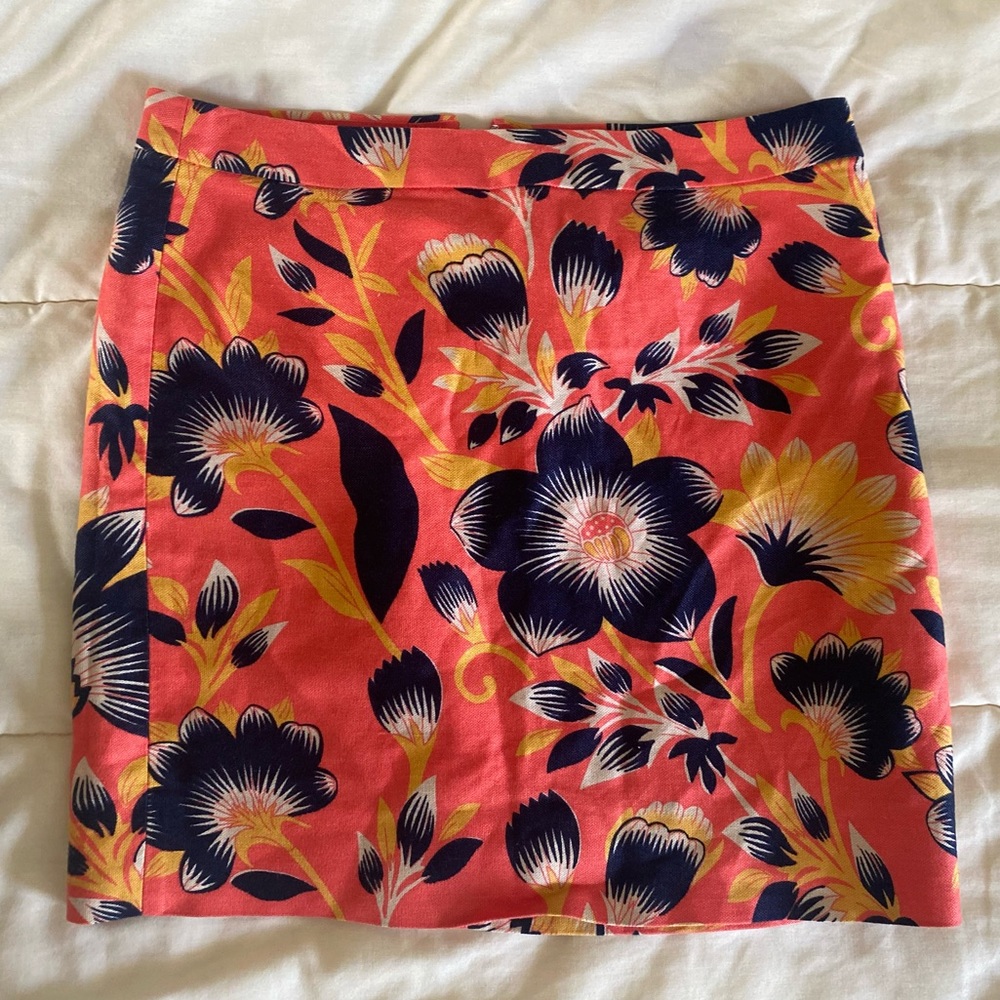 JCrew Floral Mini Skirt